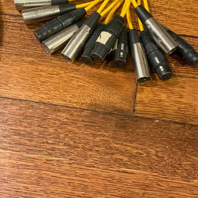 12 Pair Snake Multi Cable 20FT long with XLR and TRS Connectors image 2