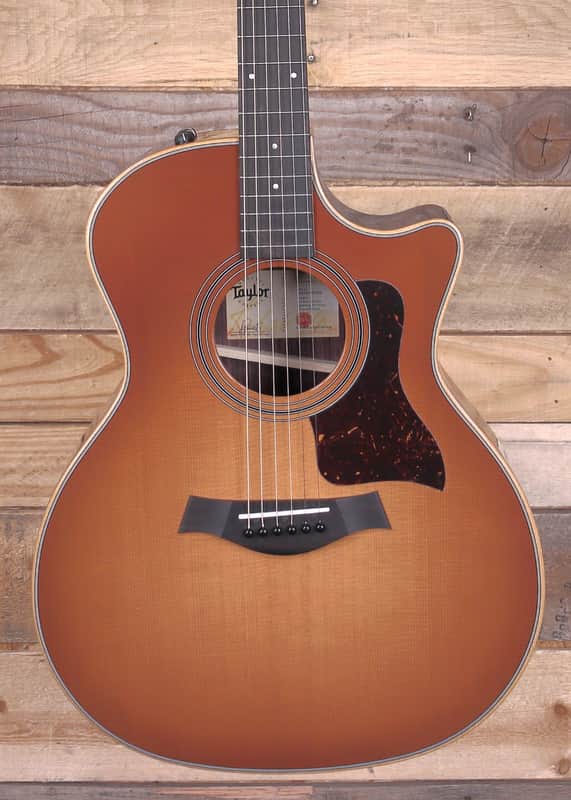 Taylor 414ce Studio Special Edition Acoustic/Electric Guitar Honeyburst w/ Case image 1