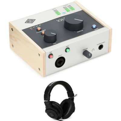 Universal Audio Volt 176 USB-C Audio Interface and Headphones image 2