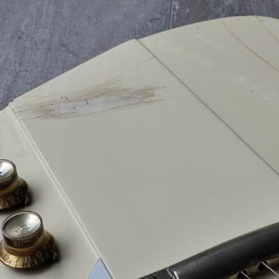 1989 Burny (by Fernandes Japan) RFB-80 Reverse Firebird (Vintage White) image 6