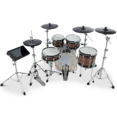 GEWA G9 Pro 5 SE Electronic Drum Set - Walnut Burst DRUM ESSENTIALS BUNDLE [Pre-Order] image 3