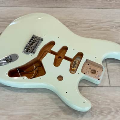 2018 Fender Classic Player 60 62 RI Stratocaster Sonic Blue Body with Original Tremolo image 2