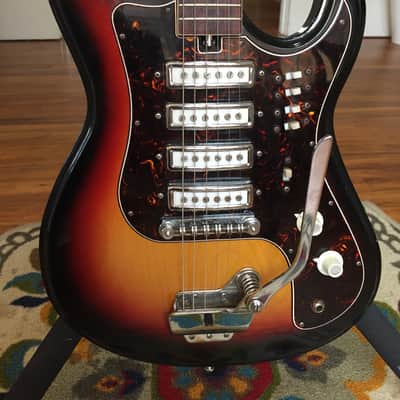 Teisco 4 Pickup 60's Sunburst image 2