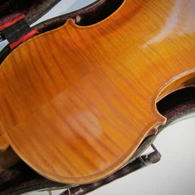 Jérôme Thibouville-Lamy (J.T.L.) Stradivarius Copy 4/4 French Circa-1930s-1940s-Light Yellow Brown Varnish image 17
