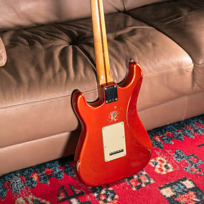 Fender Custom Shop Deluxe Stratocaster Relic in Candy Tangerine image 4