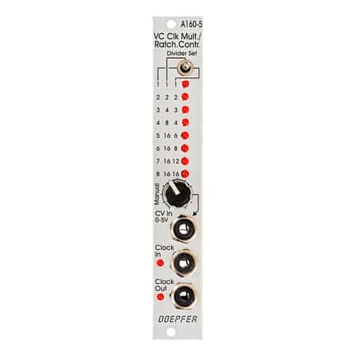 Doepfer A-160-5 Clock Multiplier/Ratcheting Controller Eurorack Module image 2