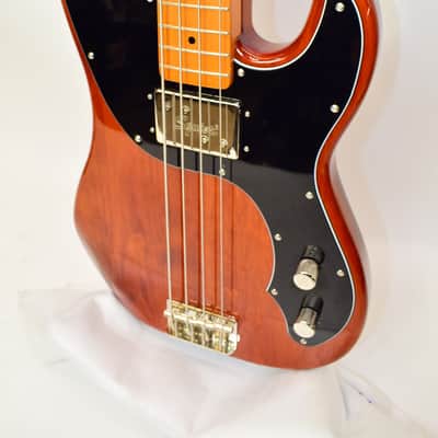 2025 Squier Classic Vibe Telecaster Bass, Maple Fingerboard, Black Pickguard, Mocha w/ Bag image 4