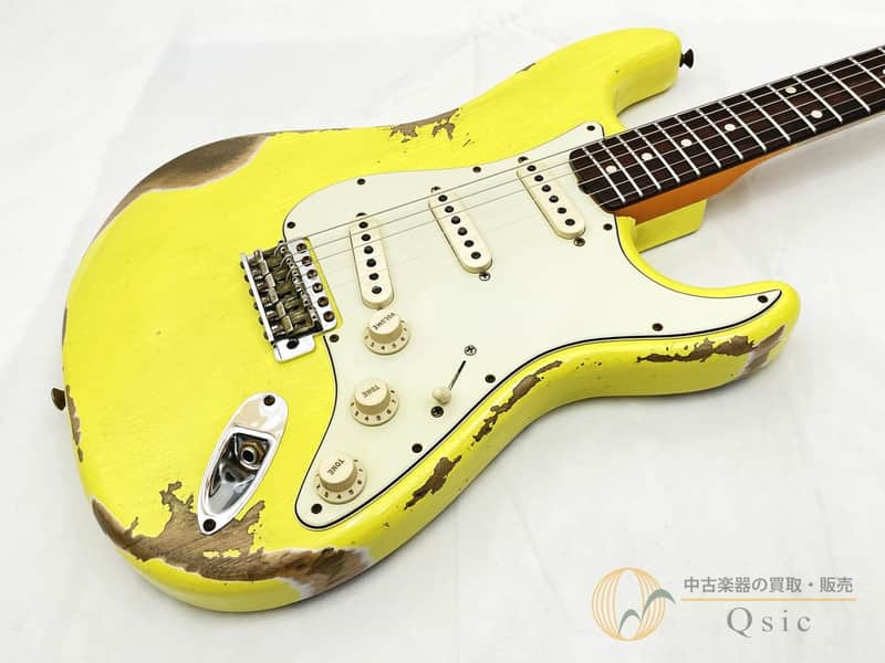 Fender 1961 Stratocaster Heavy Relic Graffiti Yellow 2022 image 1
