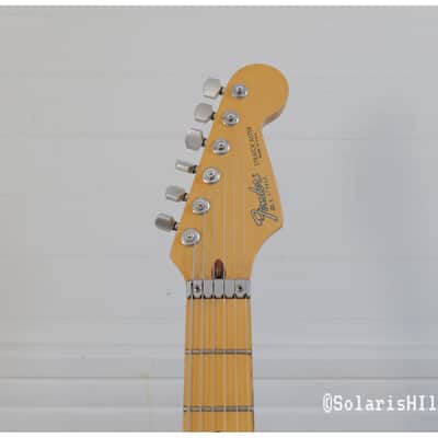 Graffiti Yellow Fender Strat Plus with Maple Fretboard 1987 - 1988 image 7