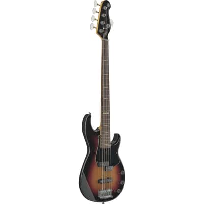 Yamaha BBP35II BB Pro Series Bass Guitar, 5-String, Vintage Sunburst, w/Hardshell Case image 3