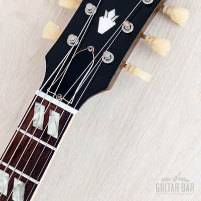 1969 Gibson ES-175 D Vintage Hollowbody Guitar Ice Tea Sunburst w/ Pre-T Top Patent Stickers, Case image 4