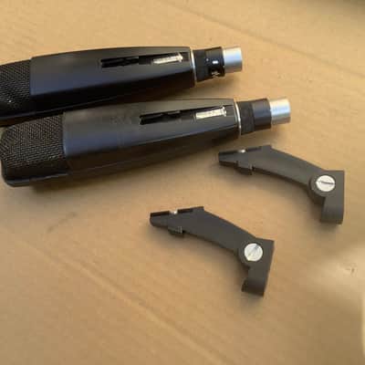 2 x Sennheiser MD 421-U 4 Dynamic Microphone / nice set great for stereo / vintage Made in Germany - Black image 12