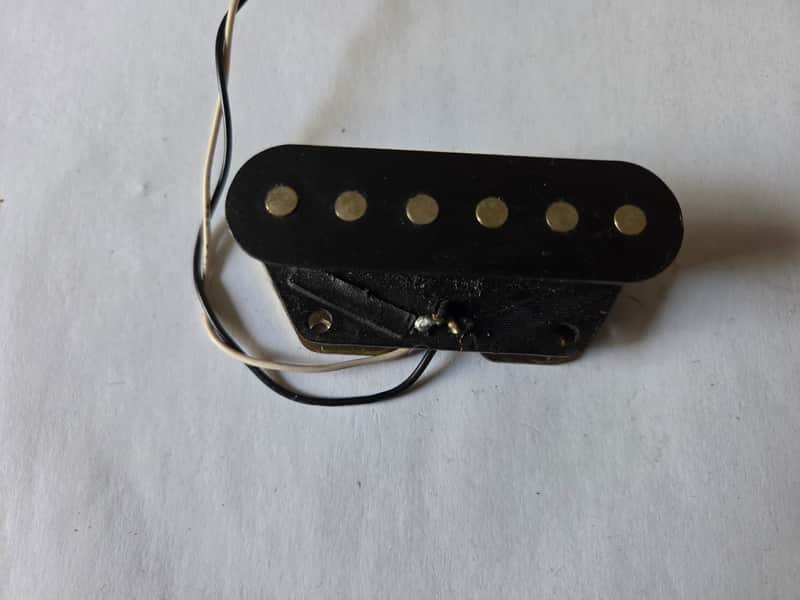 Squire Tele bridge pickup unknown 1990's - black image 1