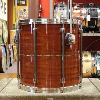 2000s Tama Starclassic Omnitune in Natural Bubinga 18x22 9x12 16x16 6.5x14 image 11