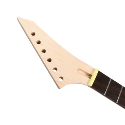 ESP-Style Unfinished Bolt-On Guitar Neck, 24 Fret, Maple & Rosewood Fretboard image 2