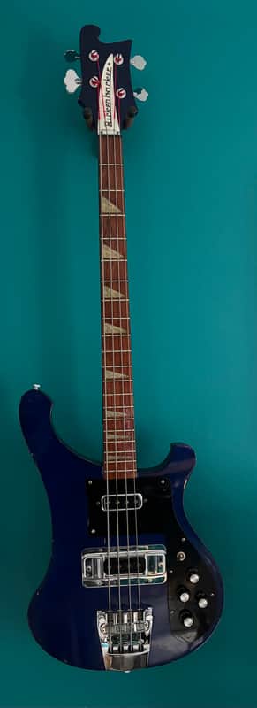 Rickenbacker 4003 1990 - Midnight Blue Bass Guitar w/ HSC - Excellent player.