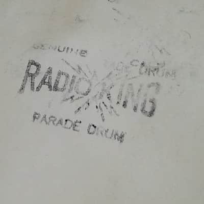 Slingerland Radio King 16 " inch SNARE SIDE calfskin RADIO KING calf skin head 1920s 1930s 1940s 1950s 1960s - calfskin calf skin head image 6