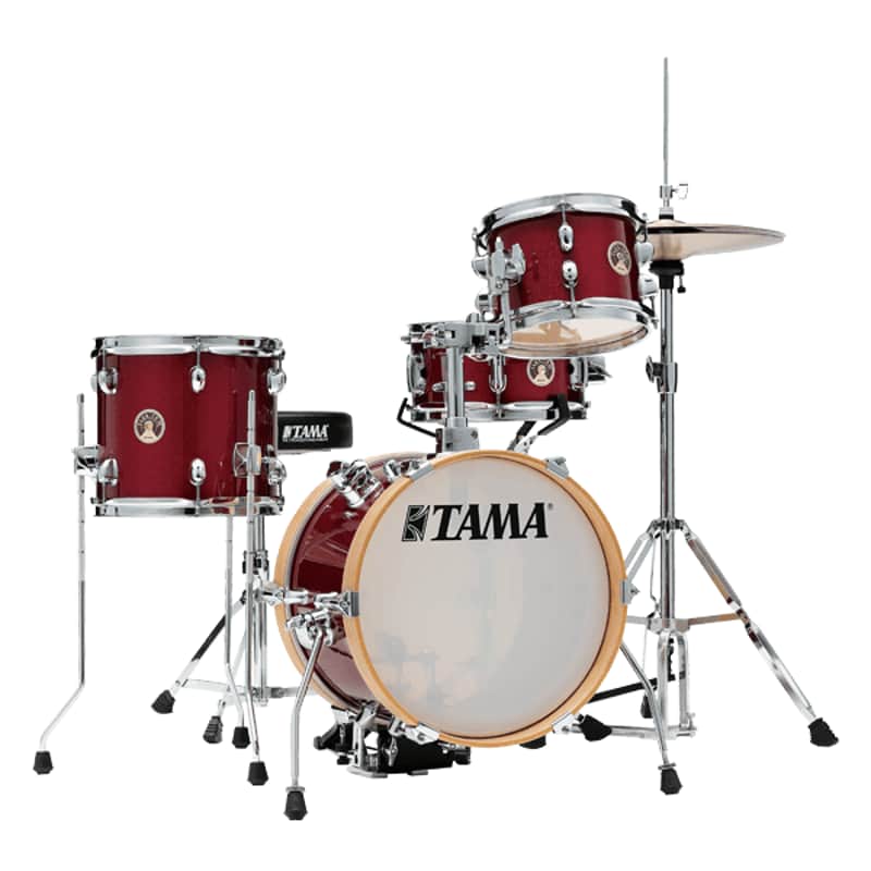 Tama Club Jam Flyer 4pc Drum Kit - “Candy Apple Mist” image 1