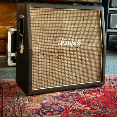 Marshall 1960A 4x12" Angled Guitar Speaker Cabinet 1972 - G12M T1221 image 10