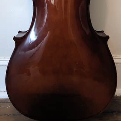 Eastman cello to KYDD 27" scale bass  Conversion  Mid '80's - Brown image 2
