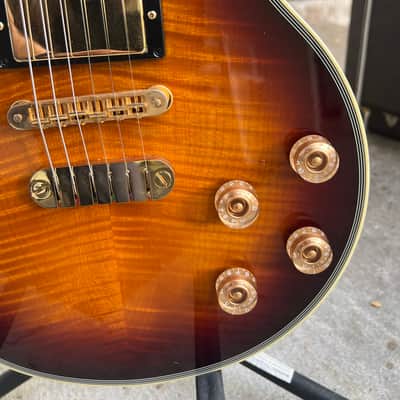 Dean USA 25th Anniversary Gold plated Cadillac 2002 - Amber Burst image 8