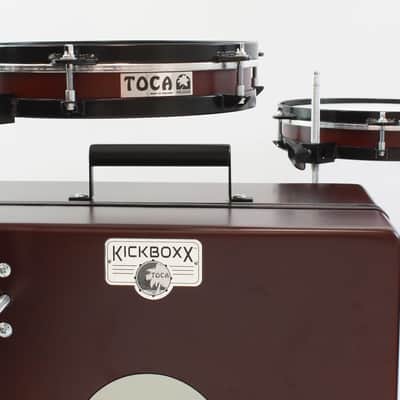Toca Percussion Kickboxx Suitcase Drum Set with Kickboxx, 10" Snare, 10" Tom, and 3 Acce... image 13