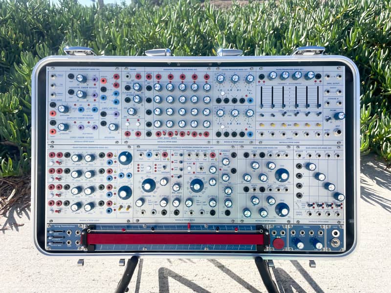 Buchla Tiptop 200t series with BPNYC ZERO Halliburton Eurorack Modular Travel Case 7U #2 image 1