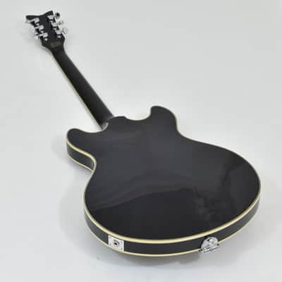 Schecter Corsair 2020 Semi Hollow Electric Guitar Gloss Black B0961 image 5