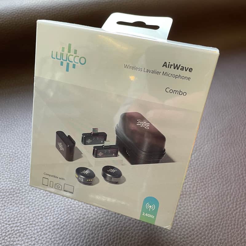 Luucco Airwave K2 Wireless Lavalier (Combo model 3 receivers + 2 mics) 2026 - Black image 1
