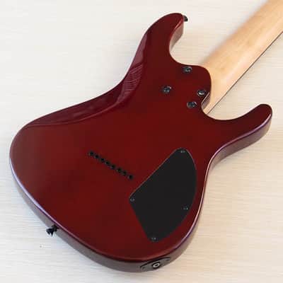 Left Handed 8 String Electric Guitar, Mahogany Body, Maple Neck, 24 Frets Fingerboard image 4