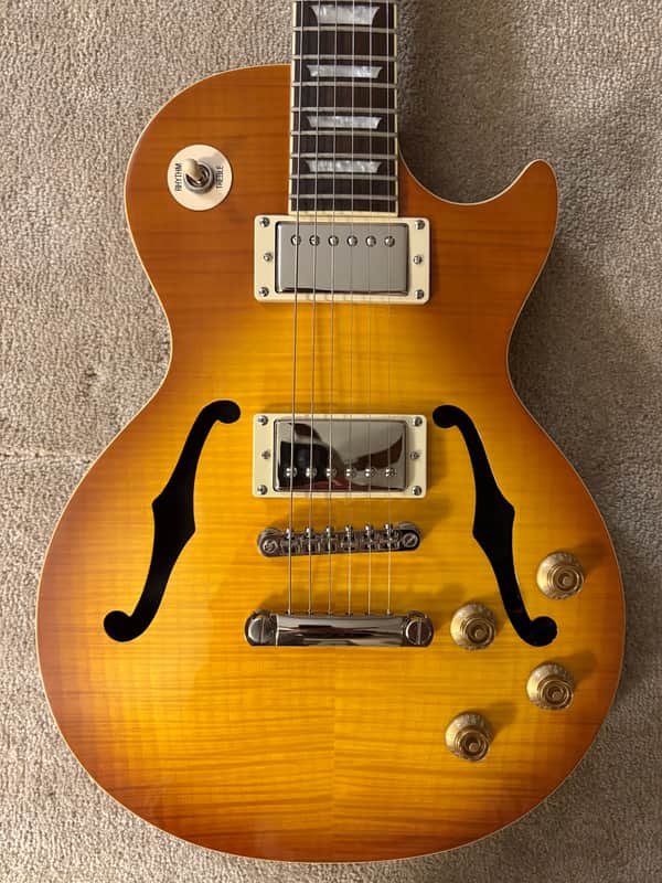 Epiphone Les Paul Standard Florentine Pro 2014 - Honey Burst