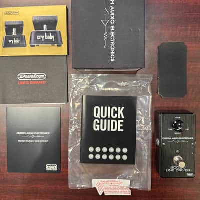 MXR MC401 CAE Boost / Line Driver 2017 - Present - Black image 1