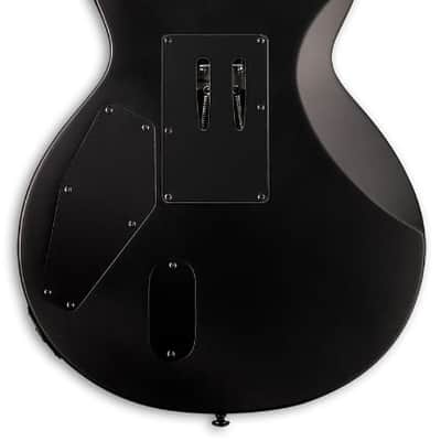 ESP LTD EC-1000 FR Electric Guitar. Black Satin EMG image 4