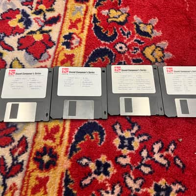 K-Muse Sound Composer Series “London” Disk 1,2,3,5 Floppy Disk Lot 1986 image 1