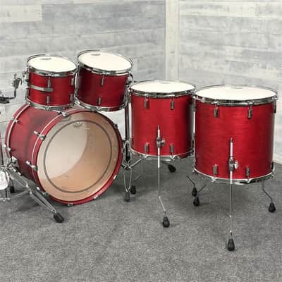 Noble & Cooley CD Maple 5pc Drum Set Cherry Stain image 2