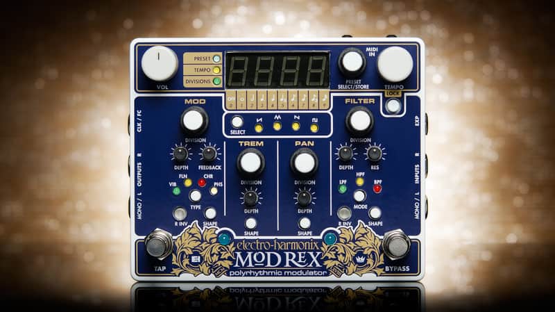 Electro-Harmonix Mod Rex Polyrhythmic Modulator Effects Pedal image 1