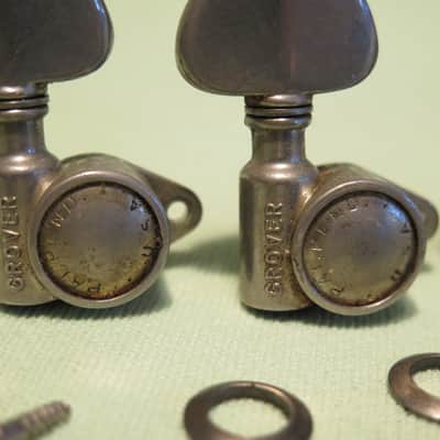 Vintage 1958 1959 Grover Pat Pend tuners for martin d28 gibson Les Paul PAF Burst standard es 355 Flying v 175 SG image 7