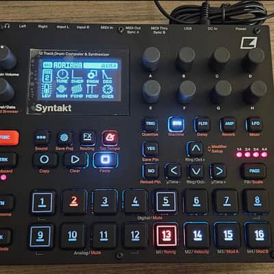 B-Stock - Elektron Syntakt 12 Track Drum Computer & Synthesizer with WARRANTY