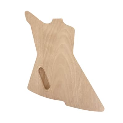 Unfinished Mahogany Electric Guitar Body – HH Routing image 2