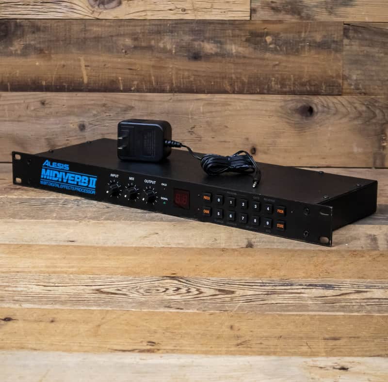 Alesis Midiverb II Reverb Effects Processor with Power Supply FX 2 TWO U282568-1 image 1