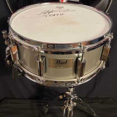 Steve Ferrone's Tom Petty and the Heartbreakers, Pearl - 5.5x14" Aluminum Snare Drum, Signed! image 1