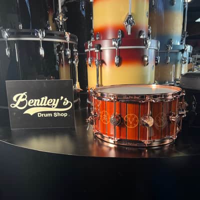 ~RARE!~ DW Collector's Neil Peart Time Machine 6.5x14" ICON Snare Drum w/ Deluxe Case #239 image 2