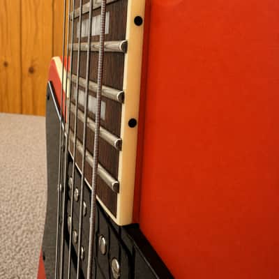 Lefty Bayonet RA(Railhammer) FM (Flame Maple) in Rock Orange image 14