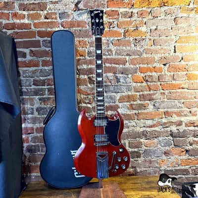 Gibson '61 Les Paul (SG) Tribute Electric Guitar (2013 - Cherry) image 2