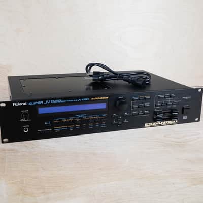 Roland JV-1080 64-Voice Synthesizer Module 1997 Black w/ Power Cable