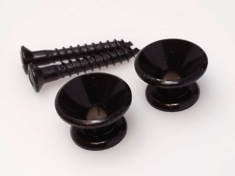 True Custom Shop® Black '60's Vintage Reissue Strap Button for Fender Strat Tele image 1