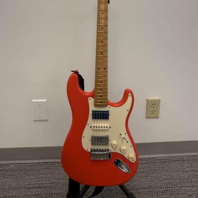 MIM Fender HSH Red Strat w/ Lambertones image 3