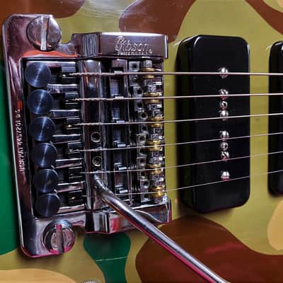 GIBSON EXPLORER 3 III P90S ONLY 13 MADE  SUPER RARE VINTAGE DESIGNER SERIES 1984 camouflage image 6