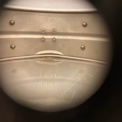 Slingerland 1930s - 5x14" Nickel Over Brass 6 Tube Lug Snare Drum image 12