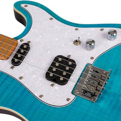 Flight PATHFINDER BARITONE OBL Basswood Body Roasted Maple Neck 4-String Baritone Ukulele w/Padded Gig Bag image 6